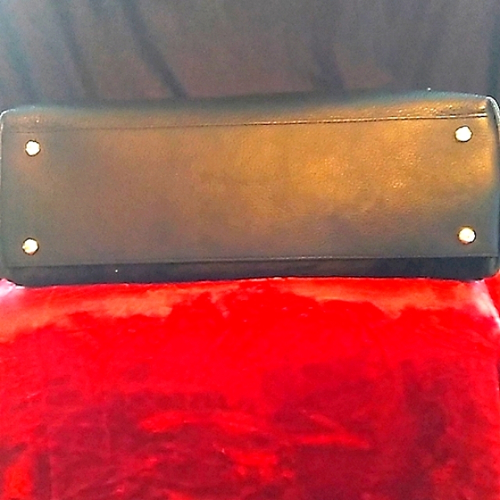 NWOT dressy dark chocolate IACUCCI Italian leather & suede tote. BEAUTIFUL 💫 - Picture 5 of 6